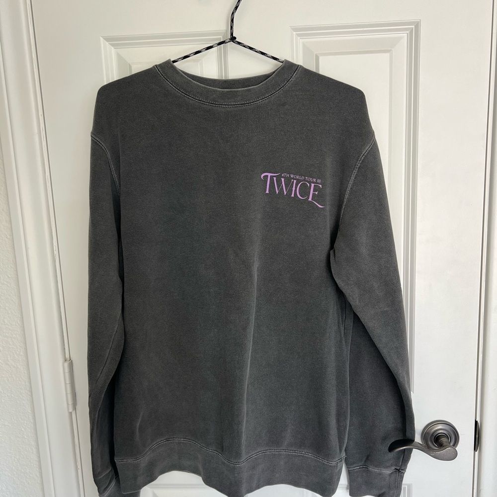Twice 4th World Tour Crewneck Sweatshirt, Small